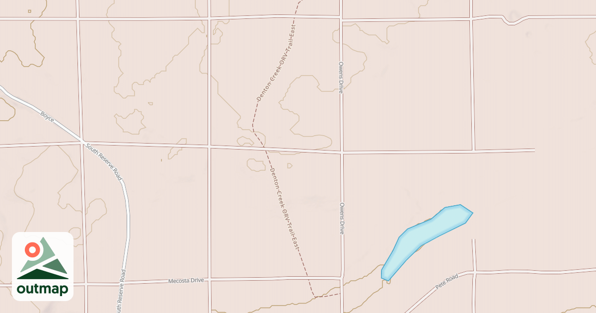 Map of Denton Creek Trail