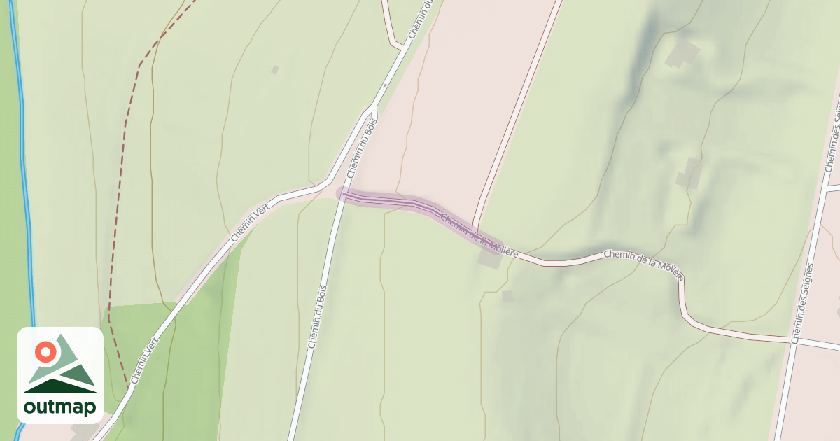 Map of Chemin de la Molière