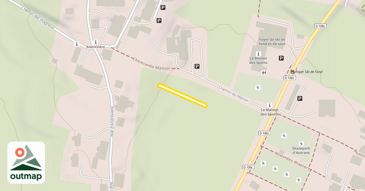 Map of Ludipark Centre Nordique