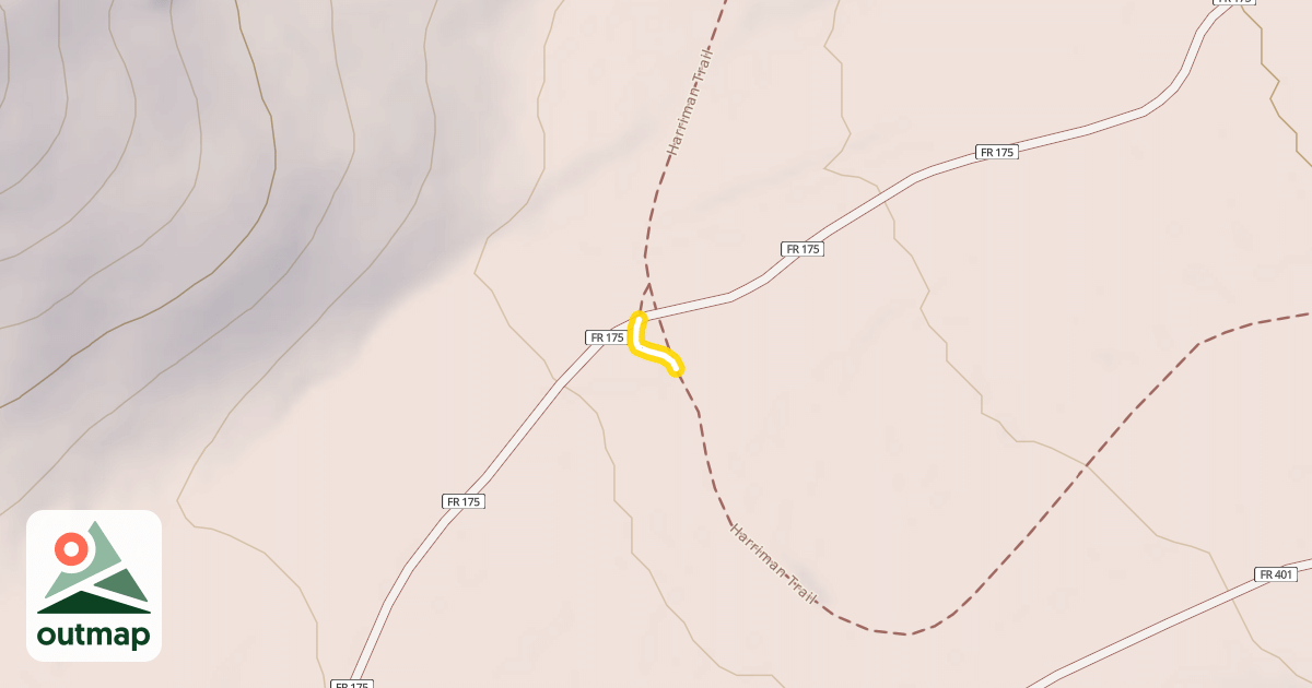 Map of Harriman Trail