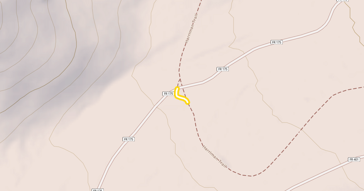 Map preview of Harriman Trail