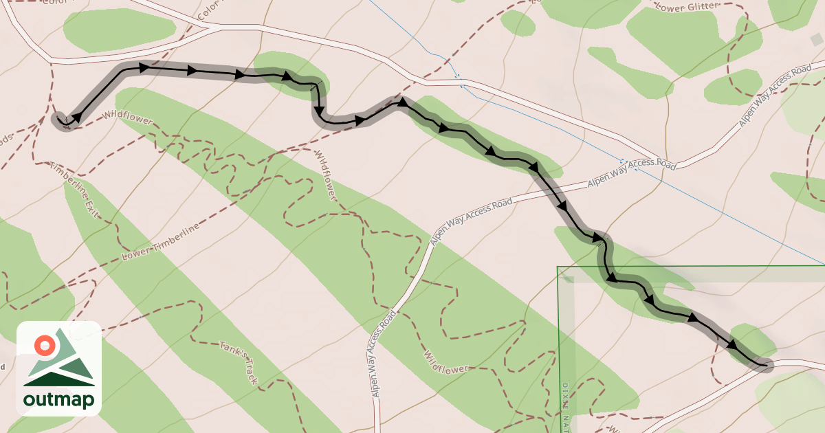 Map of Lower Lil' Gritty
