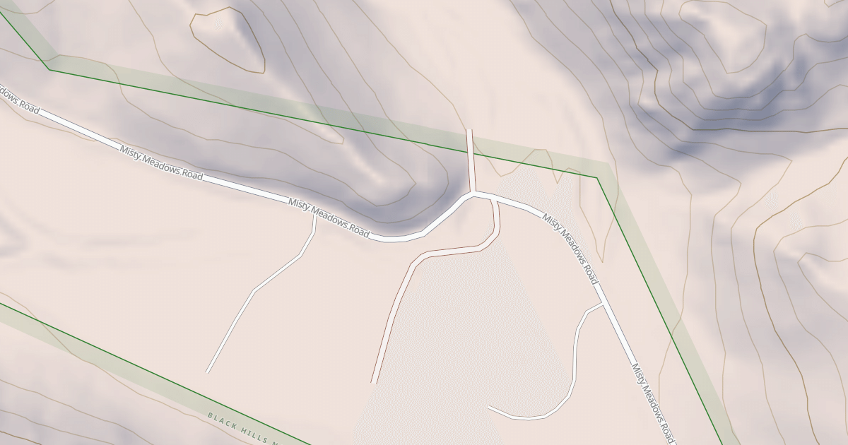 Map preview of ESTES CREEK