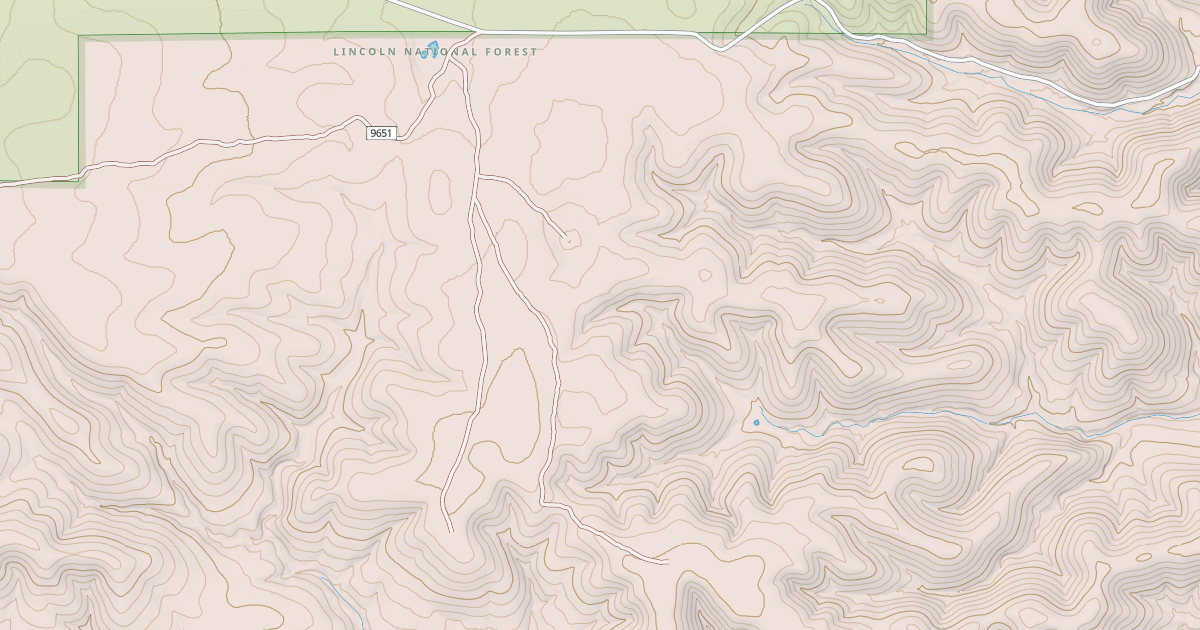 Map preview of USFS National Forest System Roads {C1A00E7C-F47B-419A-8AA2-0F2272B67A7C}