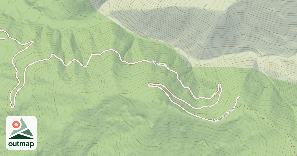 Map of (FDR) REYNOLDS RIDGE