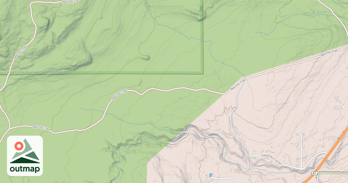 Map of Red Dot Trail