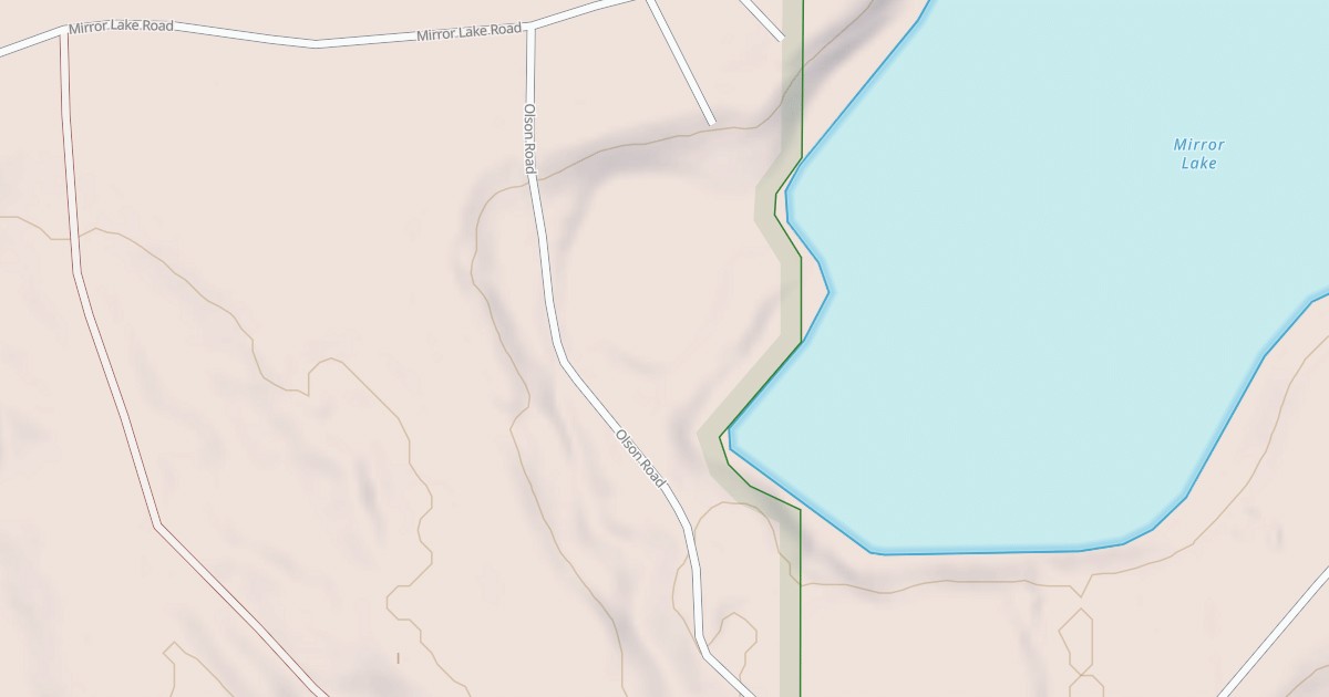 Map preview of MIRROR LAKE SPUR A