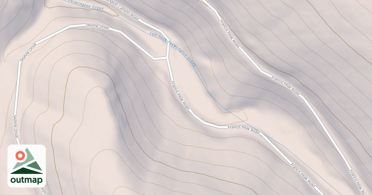 Map of Gwt Francis Peak To Morgan Co.