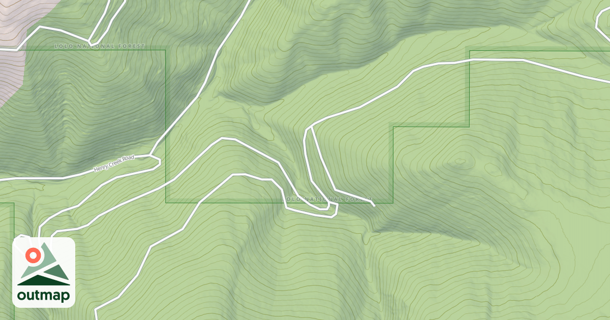 Map of HENRY CREEK