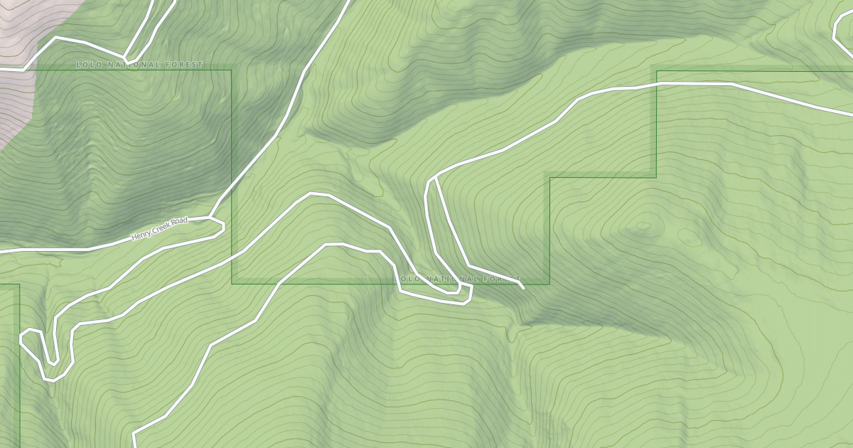 Map preview of HENRY CREEK