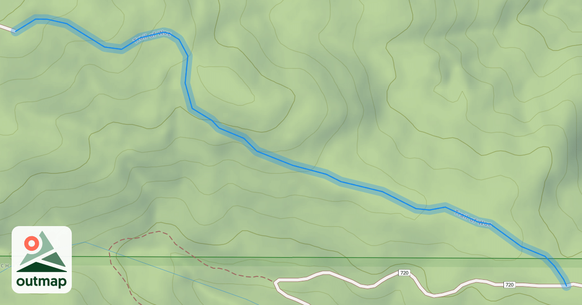 Map of Trail of Woe