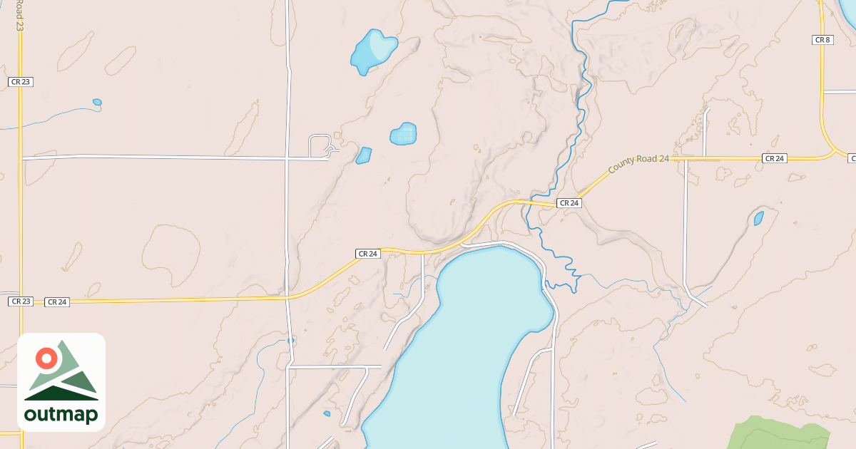 Map of Crow Wing Southern Loop