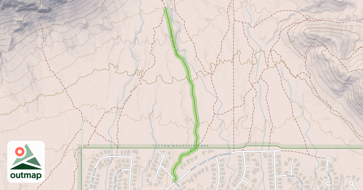 Map of Peak View Trail