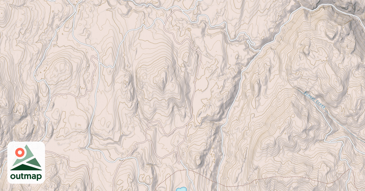 Map of OLD SWAN LAKE ROAD