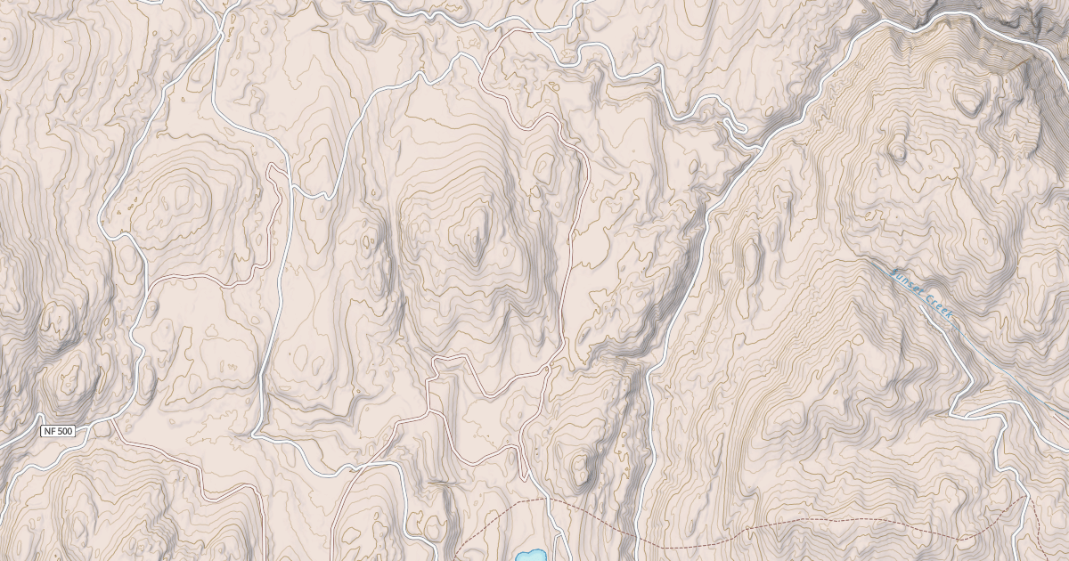 Map preview of OLD SWAN LAKE ROAD