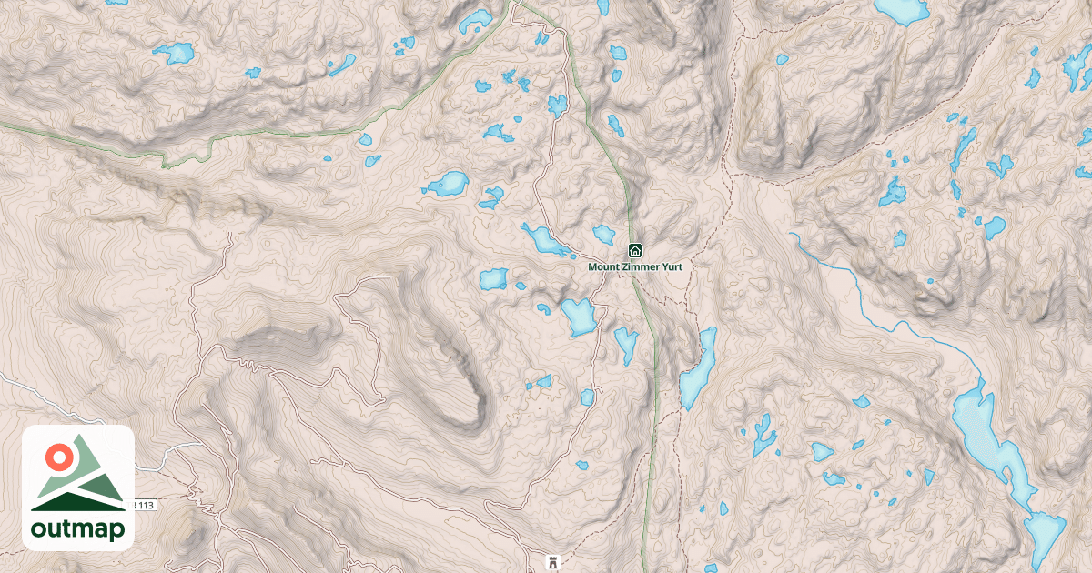 Map of GOOSE LAKE