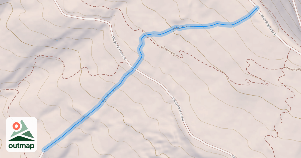 Map of Cable Trail