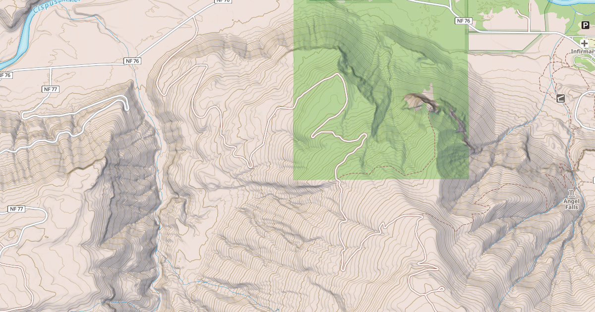 Map preview of BURLEY MTN