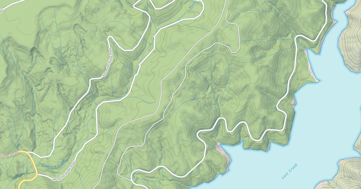 Map preview of MOOREVILLE RIDGE SPUR A