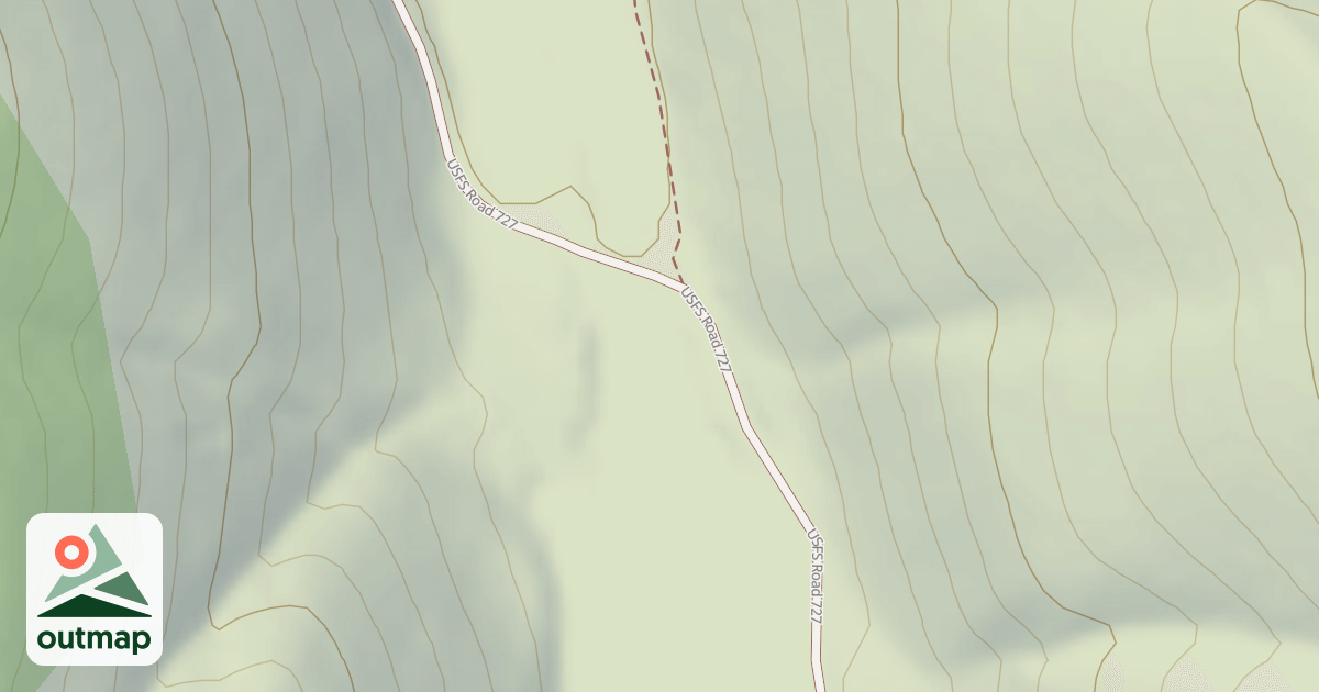 Map of (FDR) REIMEL CREEK