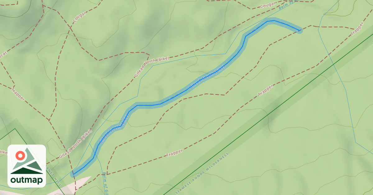 Map of Gilead South (bike)
