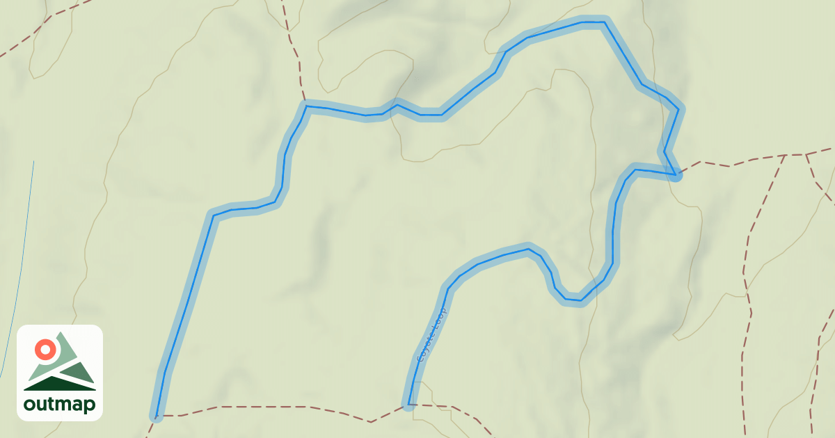 Map of Coyote Loop