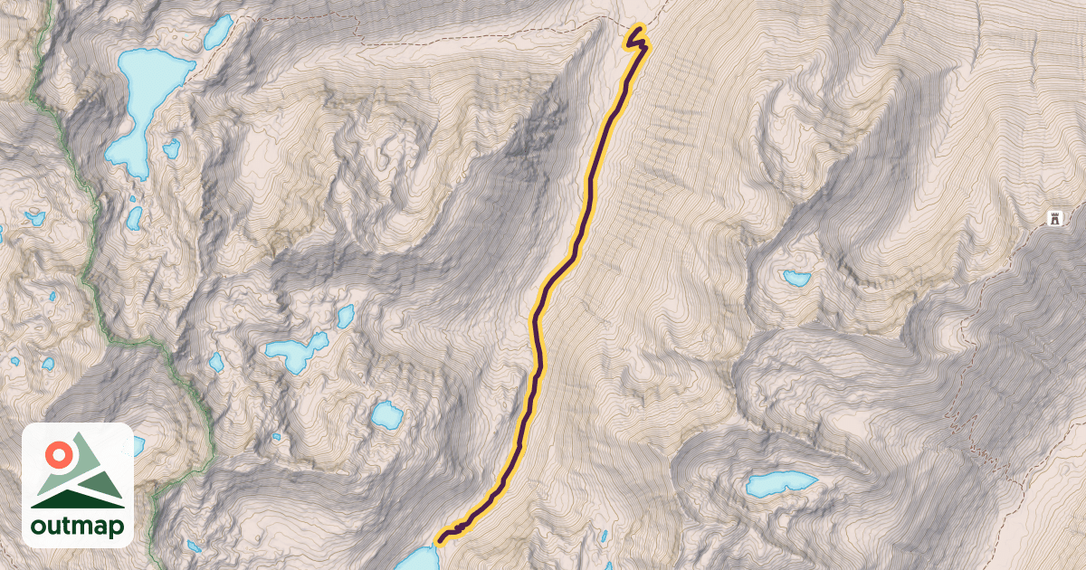 Map of Leland Creek Trail