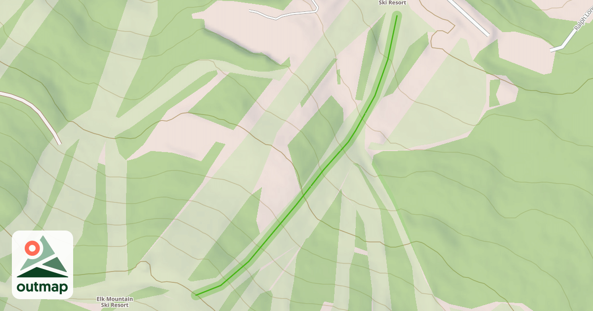 Map of East Slope