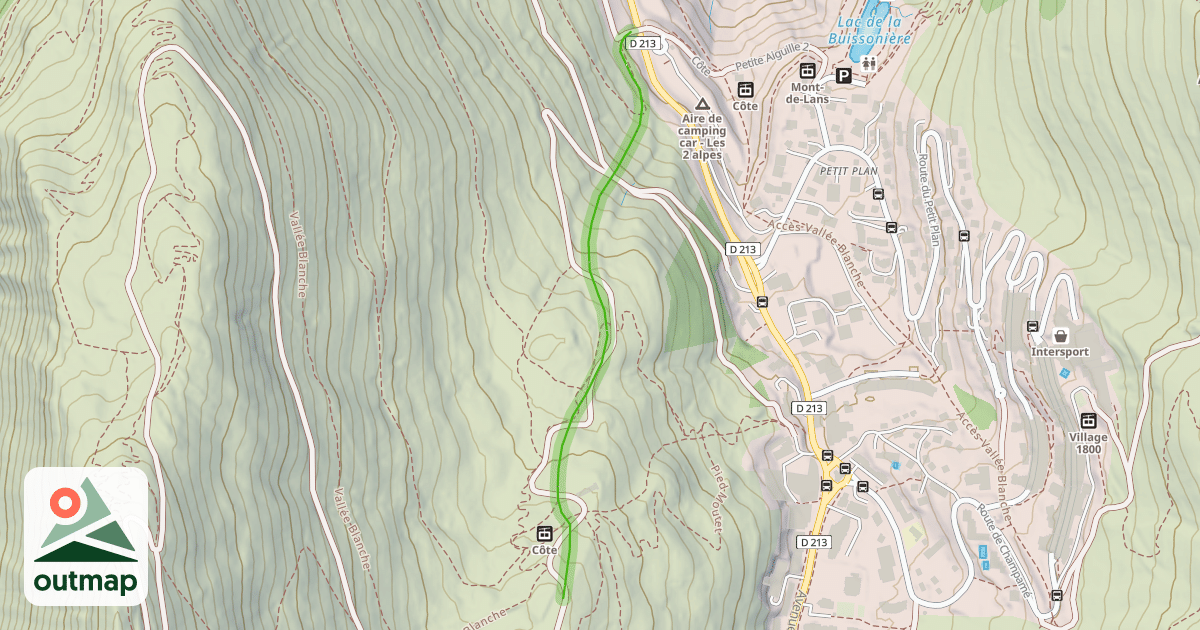 Map of Côte