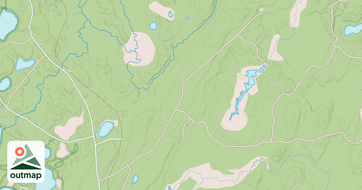 Map of BRISS LAKE ROAD