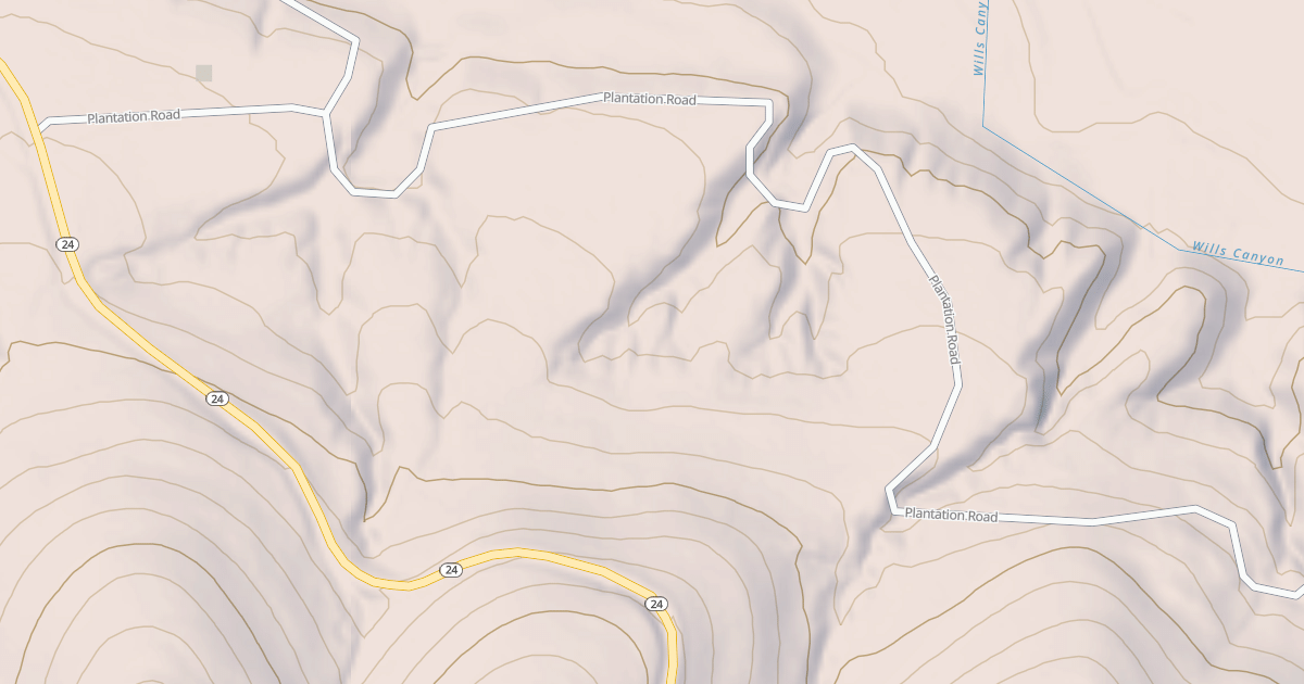 Map preview of PLANTATION
