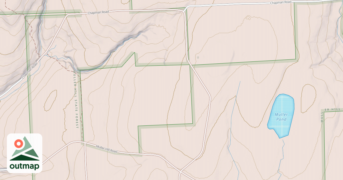 Map of Snow Valley Riders Snowmobile Trail