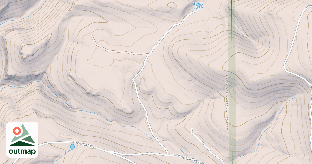Map of BALD HILL TANK