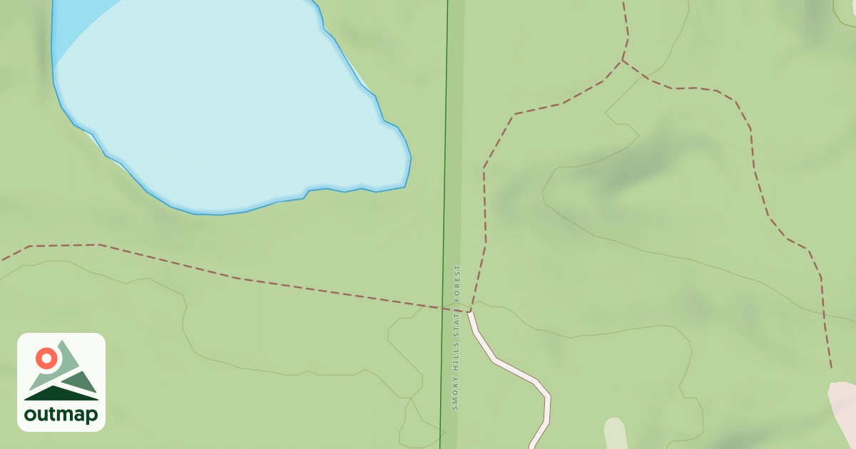 Map of Smoky Hills