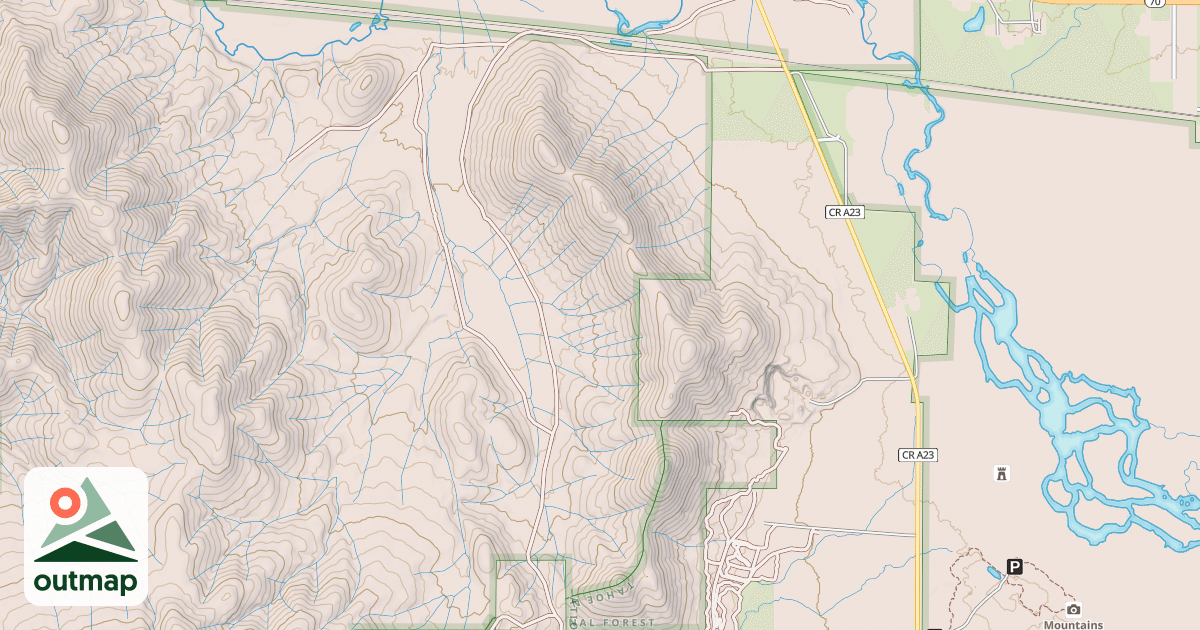 Map of BECKWOURTH TIE