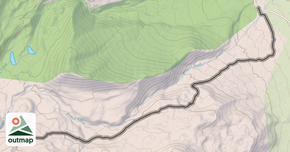 Map of Wagon Loop Trail