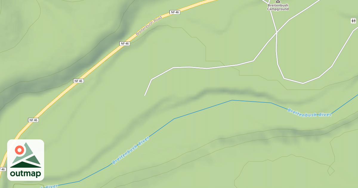 Map of BREITENBUSH CAMPGROUND