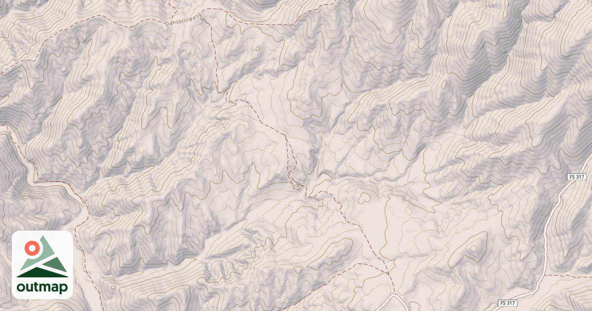 Map of Danskin #410