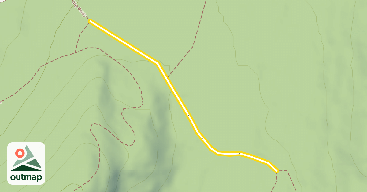 Map of Big Baldy