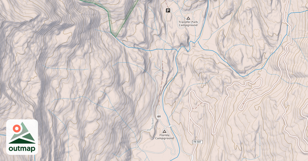 Map of FLORIDA (CR 243)
