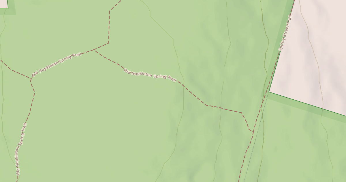 Map preview of Old Hopkinton Spring Trail
