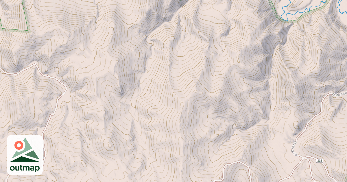Map of BEARCAT GULCH