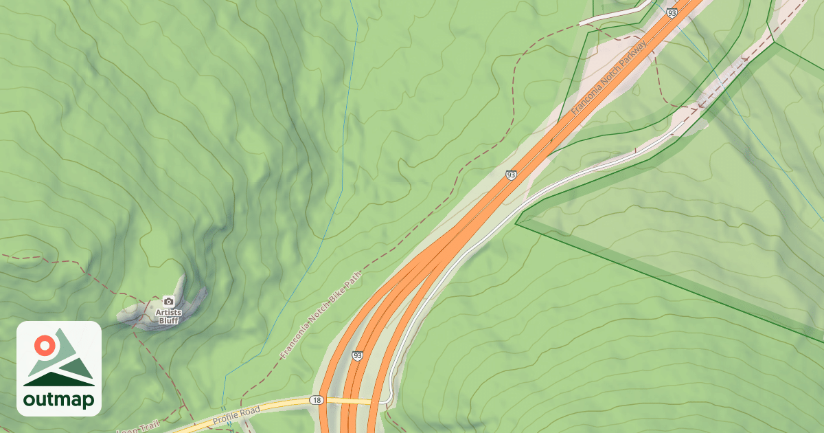 Map of bike path