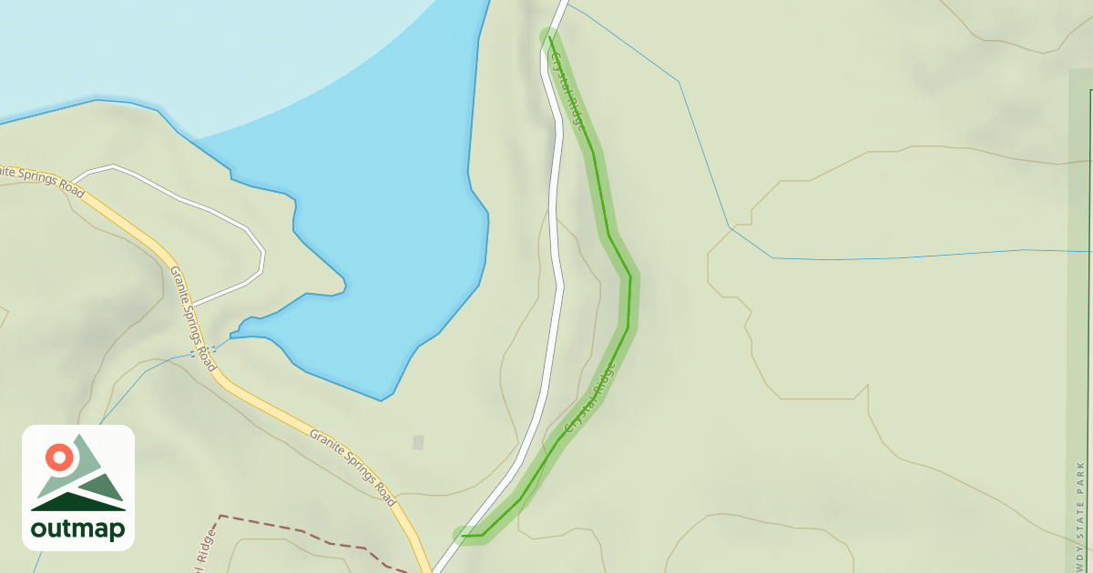 Map of Crystal Ridge