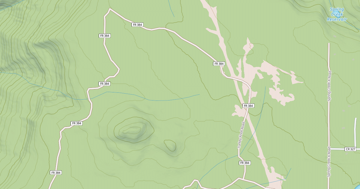 Map preview of TURKEY KNOLL A