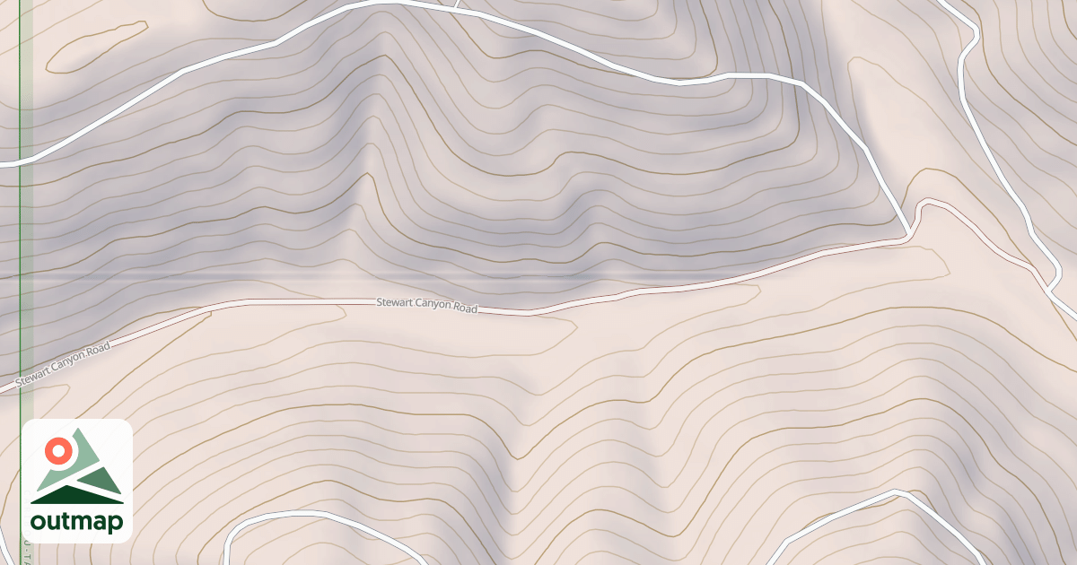 Map of SOUTH MAYBE CANYON