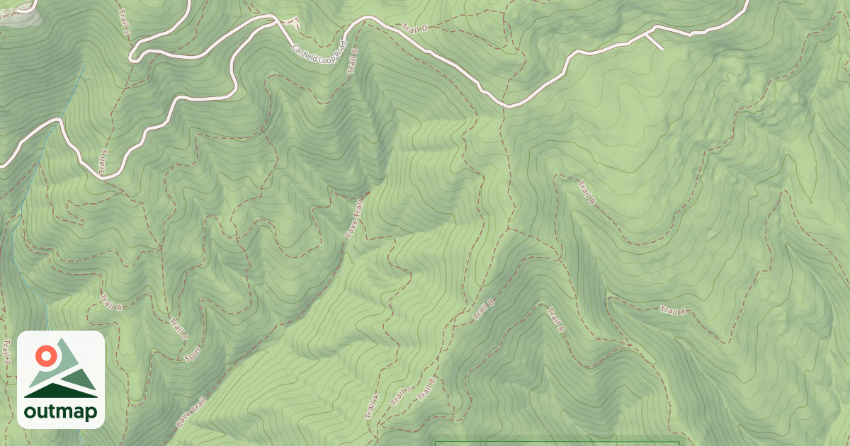Map of USFS Motor Vehicle Use Map Trails 6990