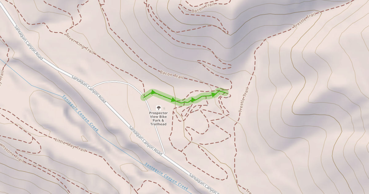 Map preview of Uphill Return Trail