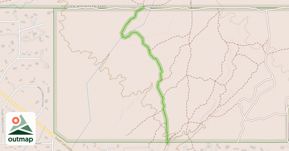 Map of Far West Trail