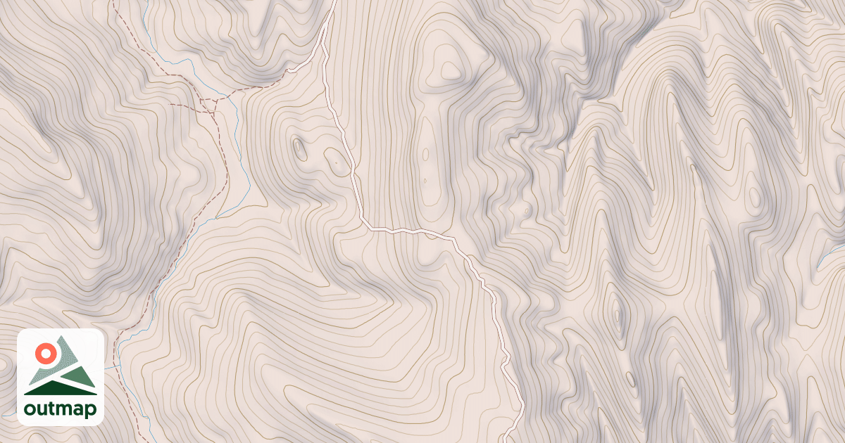 Map of HYDE CANYON